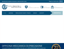 Tablet Screenshot of fratellidallavia.com